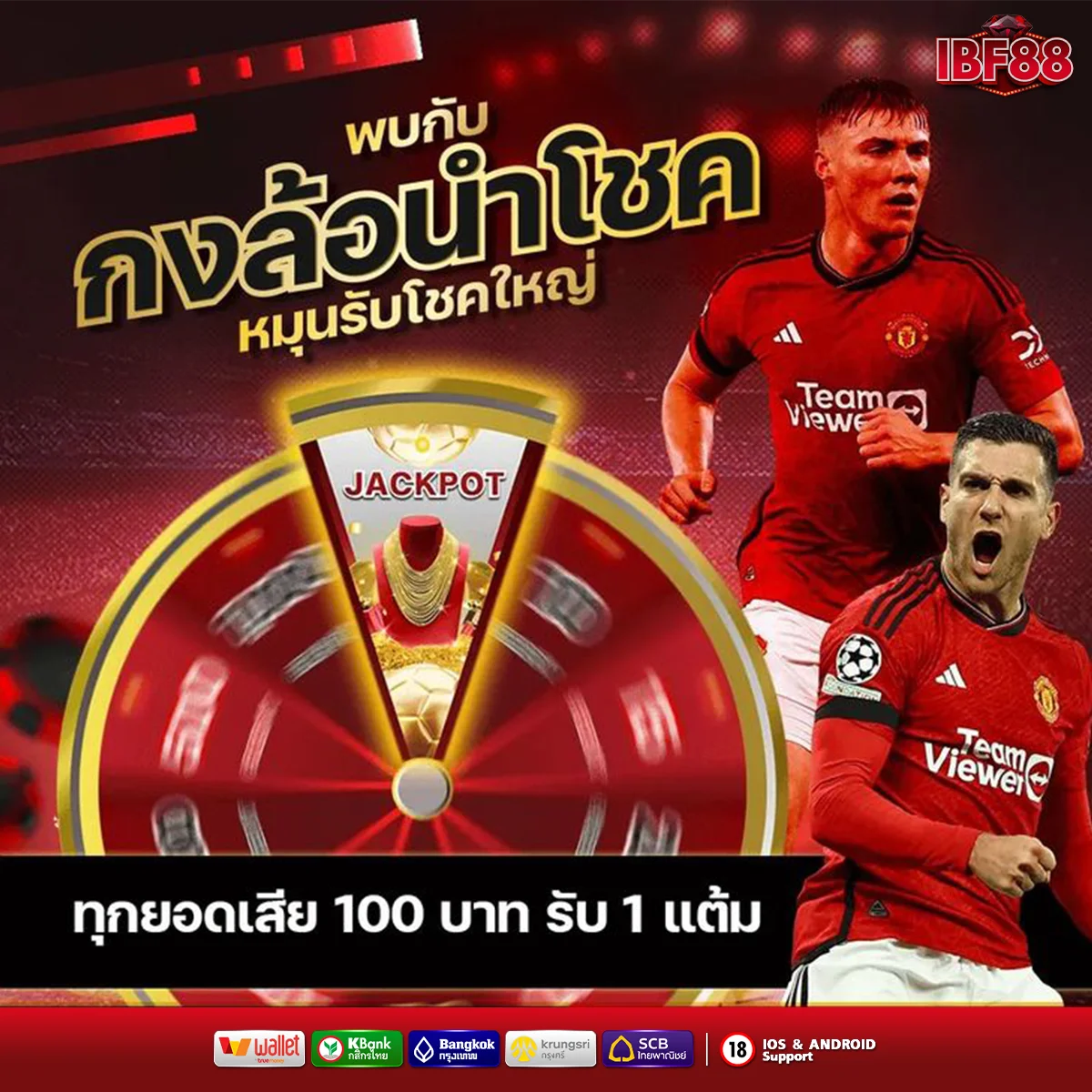 กงล้อนำโชค แทงบอล ibf88